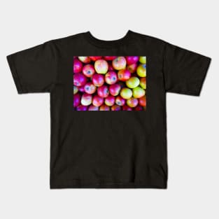 Juicy Apples - Vectorized Photographic Image Kids T-Shirt